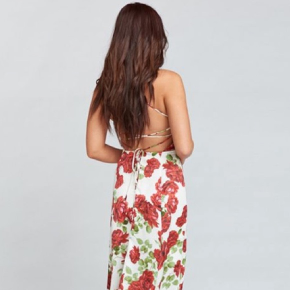 Show Me Your MuMu•Floral Open Back Maxi Dress•NWT - Picture 4 of 6
